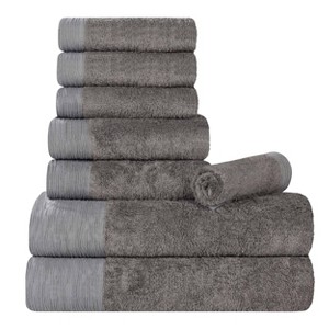 Rayon From Bamboo Cotton Blend Eco-Friendly Hypoallergenic Solid Bathroom Towel Set by Blue Nile Mills - 1 of 4