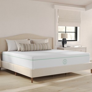 Martha Stewart SleepComplete 12 Inch Medium Firm Triple-Action Cooling Gel Memory Foam Mattress with Soft Breathable CoolWeave Jacquard Quilted Top - 1 of 4