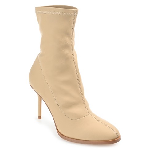 Journee Collection Womens Gizzel Almond Toe Stiletto High Ankle Booties ...