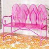 Evergreen Metal Flip Flop Garden Bench - 4 of 4