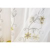 Priscilla Embroidered Panel With Double Valance - RT Designers Collection - 3 of 4