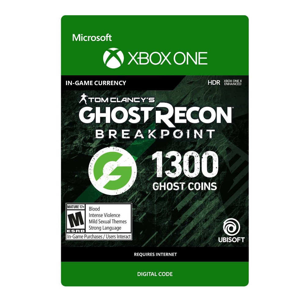 Photos - Game Tom Clancy's Ghost Recon: Breakpoint 1300 Ghost Coins - Xbox One (Digital)