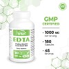 Supersmart EDTA 1000mg per Day - Calcium Disodium EDTA Supplement | Non-GMO & Gluten Free - 180 Vegetarian Capsules - 4 of 4