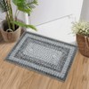 Area Rug Braided Printed Rugs for Living Room Bedroom Farmhouse Bordered Rug - 2 of 4