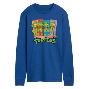 Men's - Teenage Mutant Ninja Turtles - TMNT Group Long Sleeve Graphic T-Shirt - 1 of 4
