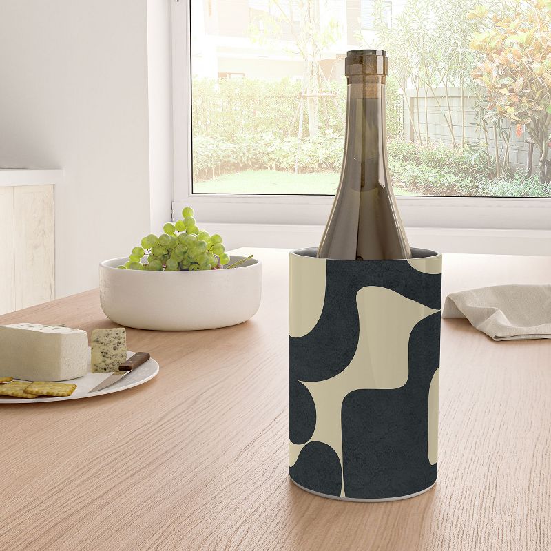 Nadja Modern Abstract Shapes 1 Wine Chiller - Deny Designs, 2 of 3