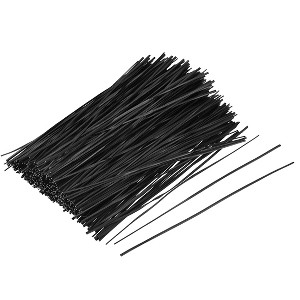 Unique Bargains Metallic Plastic Decorative Twist Ties 1000 Pcs - 1 of 4