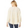 Women's Embroidered Swiss Dot Blouse - entro - 3 of 4