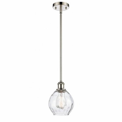 Waverly - 1 Light Stem Hung Mini Pendant In Industrial Style-9 Inches Tall and 6 Inches Wide