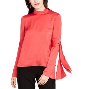 Rachel Roy Womens Tie Sleeves Knit Blouse - 1 of 1