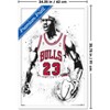 Trends International Michael Jordan - Watercolor Framed Wall Poster Prints - 3 of 4