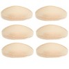 Memoi Closed Toe Stiletto Cotton Blend Shoe Liners 6 Pack Nude One Size - 2 of 4