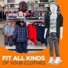SereneLife Kid Torso Dress Form Mannequin - Detachable Full Body Stand with Metal Base, Adjustable Dress Model - SLMAQKID, Male - 3 of 4