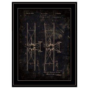 "Airplane Patent I" by Cloverfield & Co, Ready to Hang Framed Print, Black Frame - 1 of 1