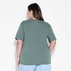 Women's Wild West Mickey Short Sleeve Graphic T-Shirt - Green - 3 of 3