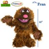Living Puppets: Fran The Brown Friendly Monster - 12" Plush Hand Puppet - 2 of 4