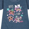 - LOL Surprise! - BFFS 4 EVA Graphic Short Sleeve Fleece Dress - 2 of 4