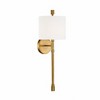 Crystorama Lighting Rachel 1 - Light Sconce in  Vibrant Gold - 2 of 4