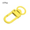 Unique Bargains DIY Craft Key Organization Lobster Claw Lanyard Swivel Clasps 1.3" x 0.51" 4 Pcs - 3 of 4
