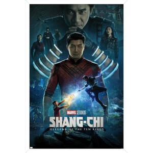 Trends International Marvel Shang-Chi - Official One Sheet Framed Wall Poster Prints - 1 of 4