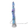 Kurt Adler 12.2 Inch Tinsel Star Tree Topper with RGB LED Lights - 3 of 4