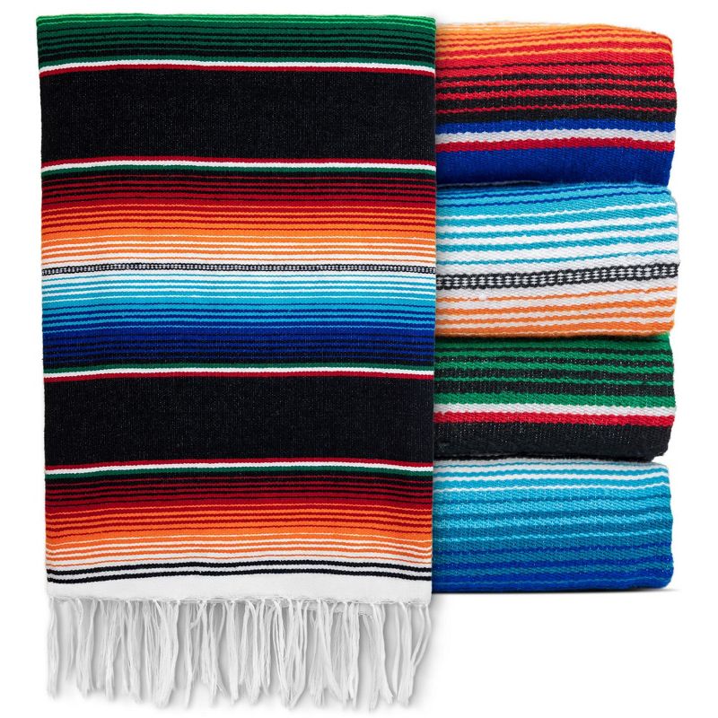 Benevolence LA Authentic Large Mexican Blanket, 1 of 8