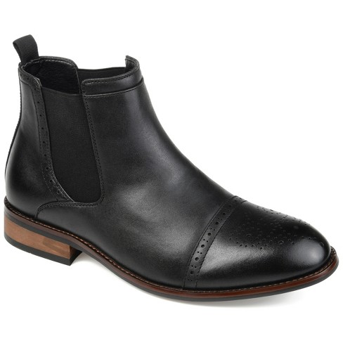 Vance Co. Men's Medium And Wide Width Garrett Cap Toe Chelsea Boot ...