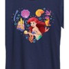 Women's - Disney Princess - Heart Ariel Short Sleeve Graphic T-Shirt - 2 of 4