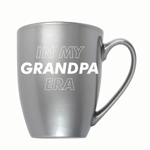 Elanze Designs In My Grandpa Era 10 ounce New Bone China Coffee Tea Cup Mug For Your Favorite Morning Brew, Grey - 1 of 4