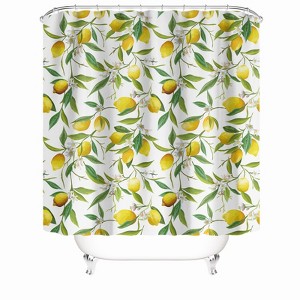 Full Of Lemons Shower Curtains for Bathroom Waterproof Fabric Bath Curtain Durable Soft Stylish Bathroom Decor 72x72 Inch - 1 of 1