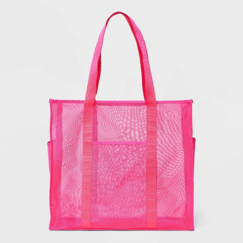 Netted discount beach bag