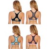 Just Intimates Women's Racerback Sports Bra – Supportive Activewear, Comfortable Seamless Design (4-Pack) - 3 of 3