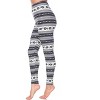 Women's One Size Fits Most Printed Leggings - One Size Fits Most - White Mark - 2 of 3