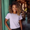 Dalix Womens Salty Lightweight High Waisted Tee - 3 of 4