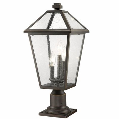 Z-Lite Talbot 3 - Light Lantern in  Oil Rubbed Bronze