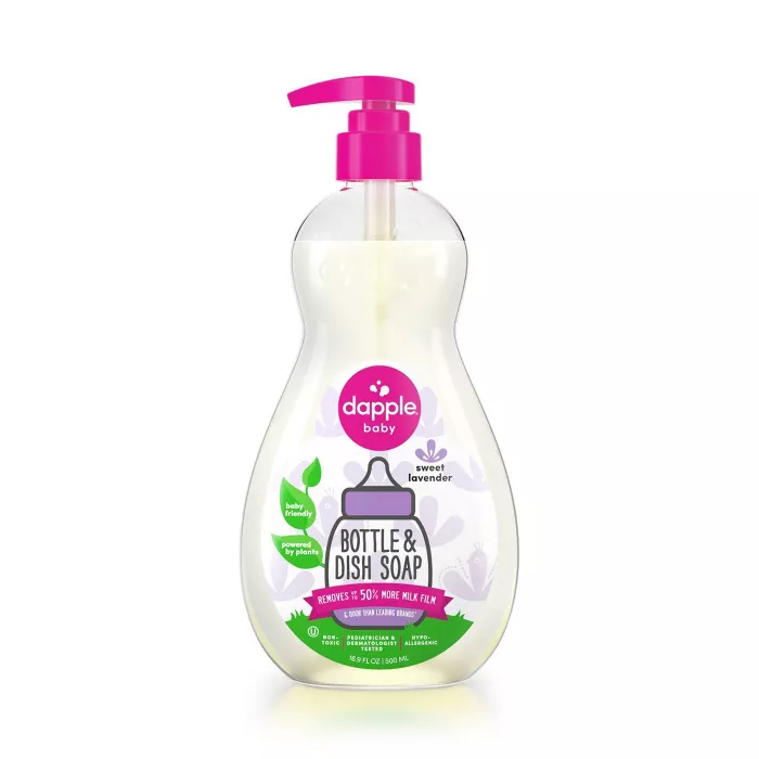 10​ Not-So-Obvious ​Things Every New Mom Needs, Dapple Lavender Bottle & Dish Soap from Target