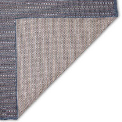 Denim Flat Woven Rectangular Indoor/Outdoor Rug 5' x 7'
