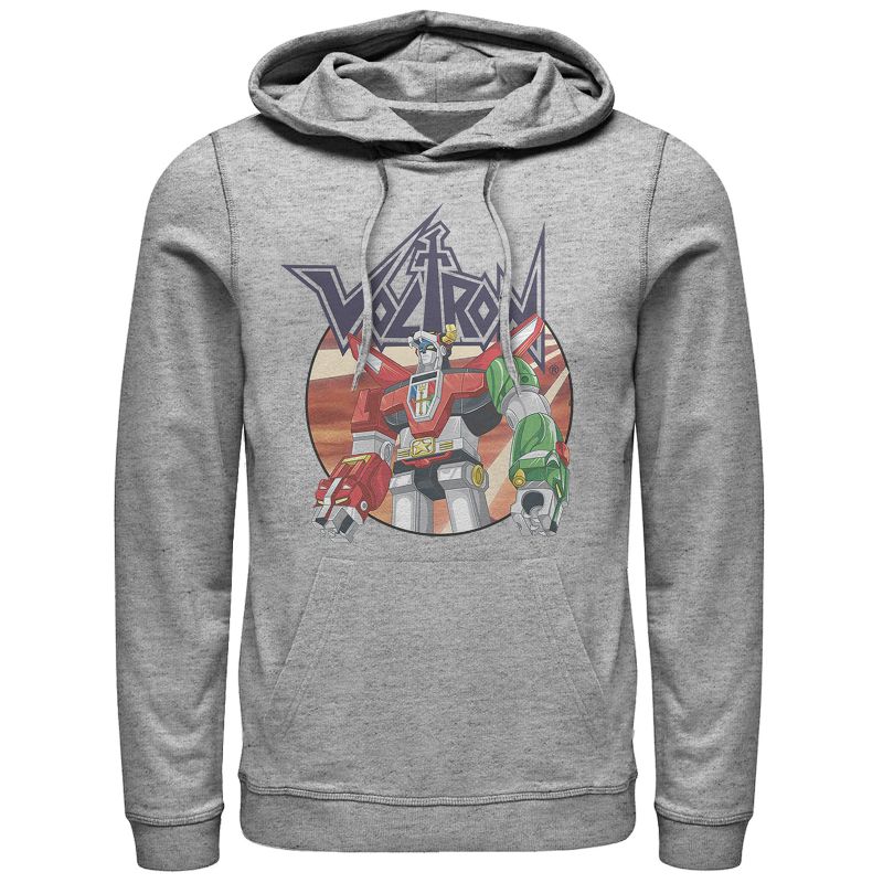 Men's Voltron: Defender of the Universe Robot Circle Pull Over Hoodie, 1 of 4