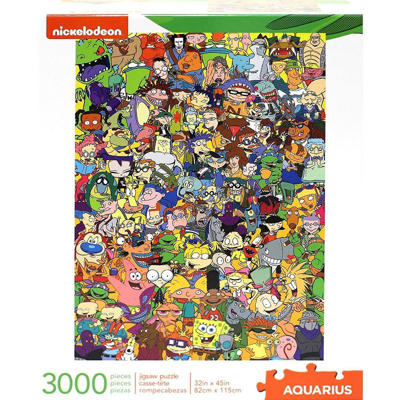 Aquarius Puzzles Nickelodeon Cast 3000 Piece Jigsaw Puzzle, 2 of 7