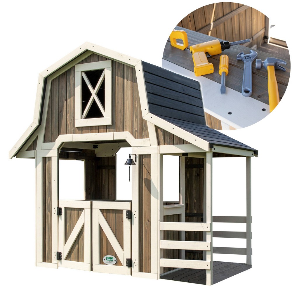 Backyard Discovery Little Country Workshop Playhouse (B09YZ2CRML)