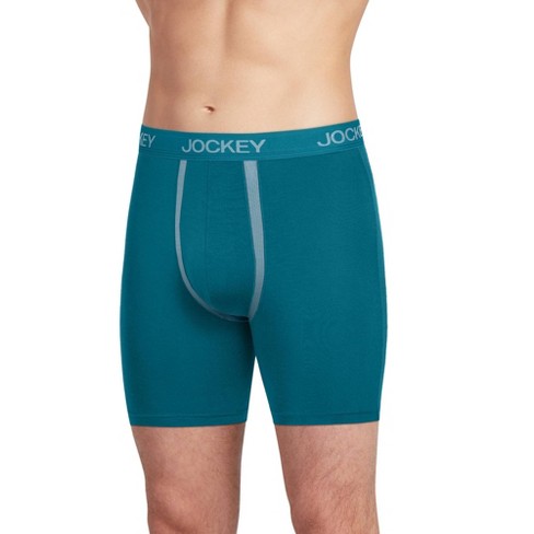 Jockey Men's Chafe Proof Pouch Ultra Soft Modal 6 Boxer Brief Xl Really  Teal : Target