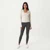Anna-Kaci Active Women's Long Sleeve Zip Up Hoodie Jacket with Contoured Fit and Thumbhole Cuffs - 3 of 4