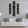Big Dot of Happiness Adult 70th Birthday - Gold - Hanging Vertical Paper Door Banners - Birthday Party Wall Decoration Kit - Indoor Door Decor - 2 of 4