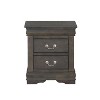NicBex Nightstand with 2 Drawers,Modern Side Table with Storage Space and Wood Frame,Bedside Table for Bedroom,Living Room - 2 of 4