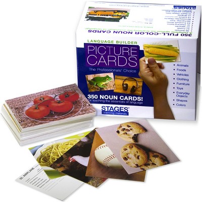 Stages Learning Materials Language Builder Photo Cards - Picture Nouns - 350 Pieces