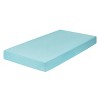 Everyday Kids Aqua Fitted Crib Sheet – Soft Breathable Microfiber – Fits Standard 28x52” Crib Mattress – Baby Nursery Bedding - 2 of 4