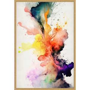 Amanti Art Mesmerizing Abstraction by Mauro Framed Canvas Wall Art - 1 of 4