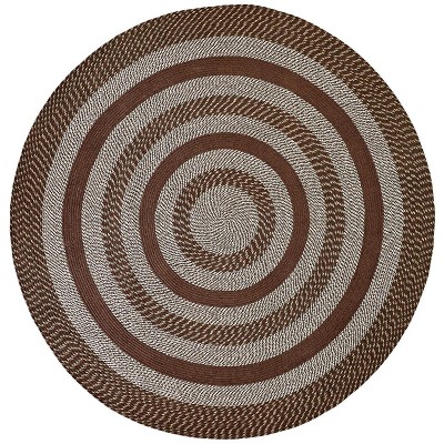Newport Braid Collection 100% Polypropylene Stripe Pattern Reversible Indoor Utility Rug - Better Trends