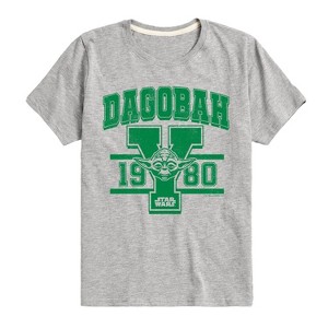 Boys' - Star Wars - Yoda Dagobah Uni Short Sleeve Graphic T-Shirt - 1 of 4