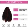 Alilang Curly Ponytail Extension Drawstring Ponytail Extension 16 Inch Kinky Curly Pony Tail Hair Extensions Fake Hairpieces - 3 of 4